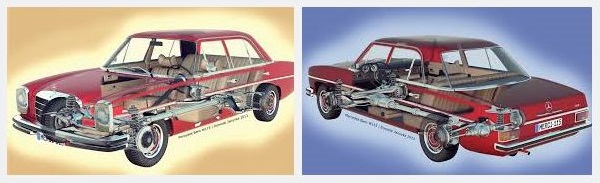 Mercedes Benz 114 115 Cutaway Diagram